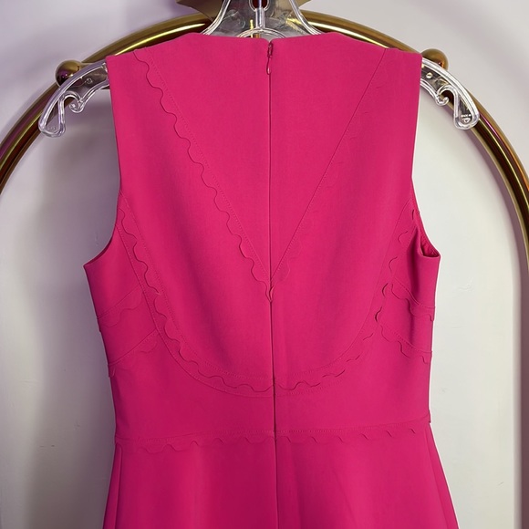 Kobi Halperin | Michaela Scalloped Fit-&-Flare Dress - Picture 11 of 13